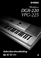 Yamaha PortableGrand DGX-220 Gebruikershandleiding