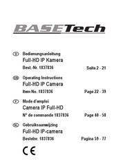 BASETech 1837836 Gebruiksaanwijzing