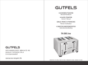 GUTFELS TA 8301 isw Gebruikershandleiding