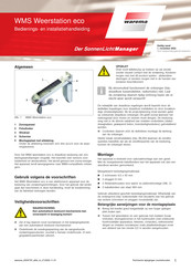 WAREMA WMS Weerstation eco Bedienings- En Installatiehandleiding