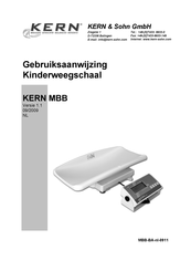 KERN and SOHN MBB 15K5 Gebruiksaanwijzing