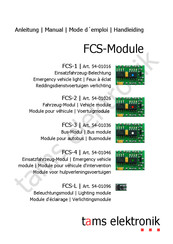 tams elektronik FCS-4 Handleiding