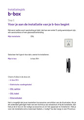 Proximus b-box Installatiegids