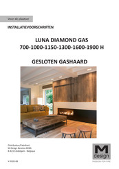 M Design LUNA DIAMOND 1300 Installatievoorschriften