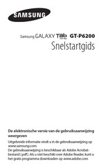 Samsung Galaxy Tab 7.0 Plus Snelstartgids