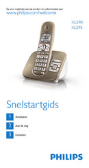 Philips XL590 Snelstartgids