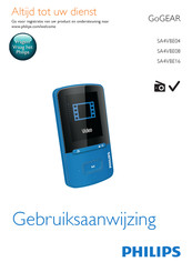 Philips GoGEAR SA4VBE04KF/37 Gebruiksaanwijzing