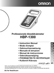 Omron HBP-1300 Gebruiksaanwijzing