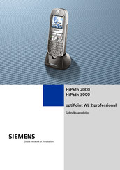 Siemens optiPoint WL 2 professional Gebruiksaanwijzing