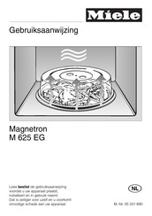 Miele M 625 EG Gebruiksaanwijzing