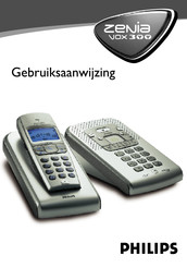 Philips zenia VOX 300 Gebruiksaanwijzing