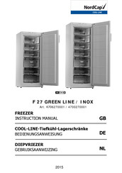 Nordcap 4700270001 Gebruiksaanwijzing