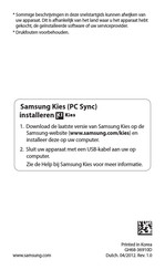 Samsung GT-P3100 Snelstartgids