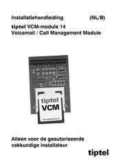 TIPTEL VCM-module 14 Installatiehandleiding