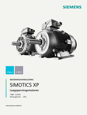 Siemens SIMOTICS XP 1MB 1 Series Bedieningshandleiding