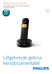 Philips D135 Gebruiksaanwijzing