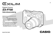 Casio Exilim EX-P700 Gebruiksaanwijzing