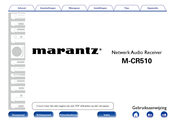 Marantz M-CR510 Gebruiksaanwijzing