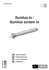 SOMFY HOME MOTION Sunilus screen io Installatiegids