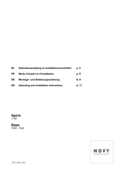 Novy 7050 Gebruiksaanwijzing En Installatievoorschriften