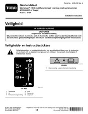 Toro 07408 Installatie-Instructies