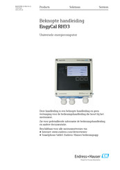 Endress+Hauser EngyCal RH33 Handleiding