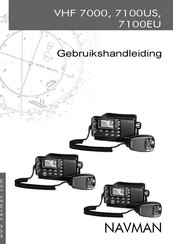 Navman VHF 7000 Gebruikshandleiding