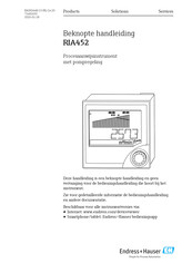 Endress+Hauser RIA452 Handleiding