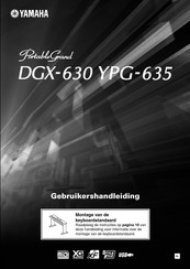 Yamaha PortableGrand DGX-630 Gebruikershandleiding