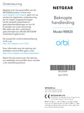 NETGEAR Orbi RBR20 Handleiding