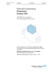 Endress+Hauser Proline 500 Handleiding