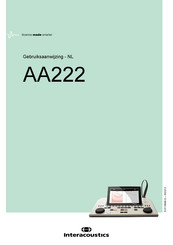 Interacoustics AA222 Gebruiksaanwijzing