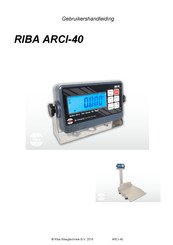 RIBA ARCI-40 Gebruikershandleiding