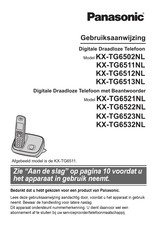 Panasonic KX-TG6513NL Gebruiksaanwijzing