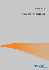 Vacon 10-1L-0003-2 Verkorte Handleiding