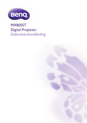 BenQ MX805ST Gebruikershandleiding