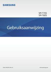 Samsung SM-T805 Gebruiksaanwijzing