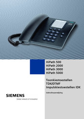 Siemens HiPath 2000 Gebruiksaanwijzing