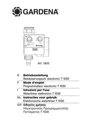 Gardena T 1030 Instructies Voor Gebruik