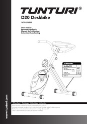 Tunturi D20 Deskbike Gebruikershandleiding