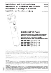 Beko DRYPOINT M PLUS DM 08-19 K-N Installatie- En Gebruiksaanwijzing