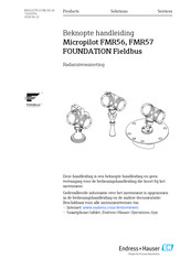 Endress+Hauser Micropilot FMR56 Handleiding