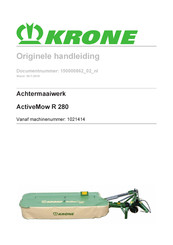 Krone ActiveMow R 280 Originele Handleiding