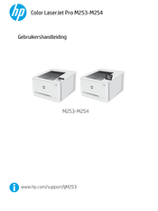 HP Color LaserJet Pro M253 Gebruikershandleiding
