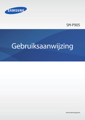 Samsung SM-P905 Gebruiksaanwijzing
