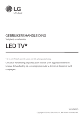 LG 32LM55 Series Gebruikershandleiding