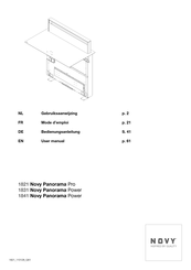 Novy 1841 Novy Panorama Power Gebruiksaanwijzing