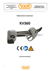 Volpi KV360 Gebruikershandleiding