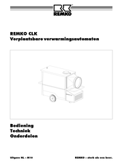 REMKO CLK 70 Gebruiksaanwijzing