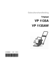 Wacker Neuson VP 1135A Gebruikershandleiding